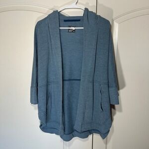 The North Face Womens Wrap‎ Hoodie Cardigan Slouchy Lounge Tunic Longline Medium